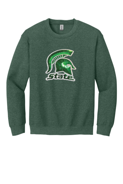 MSU SEQUINS UNISEX CREWNECK