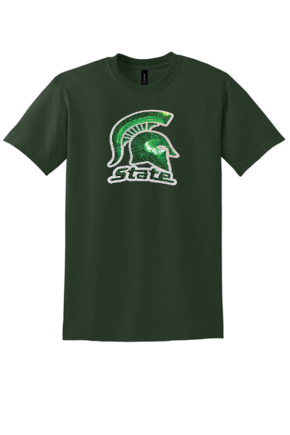 MSU SEQUINS UNISEX TEE