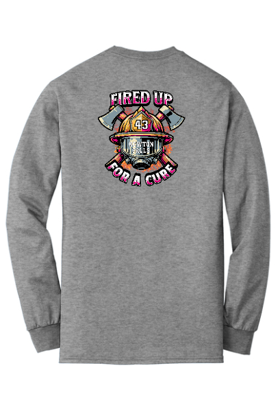 Fired Up For A Cure Long Sleeve T (Adult and Youth)