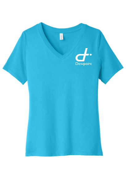 Dewpoint Womens Bella Canvas V Neck T