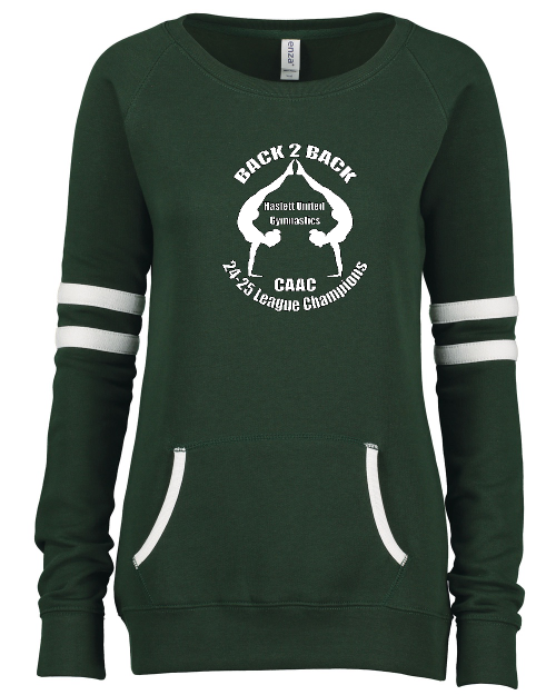 Haslett United Ladies Fleece Crew Neck Pullover (Very Popular)