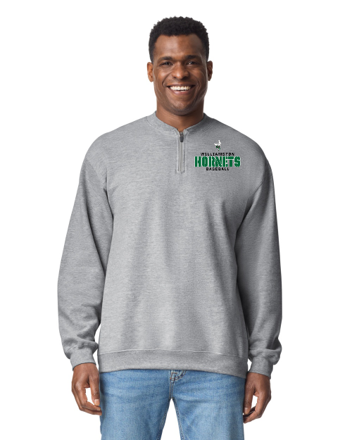 Baseball Adult 1/4 zip Sweatshirt (very nice)