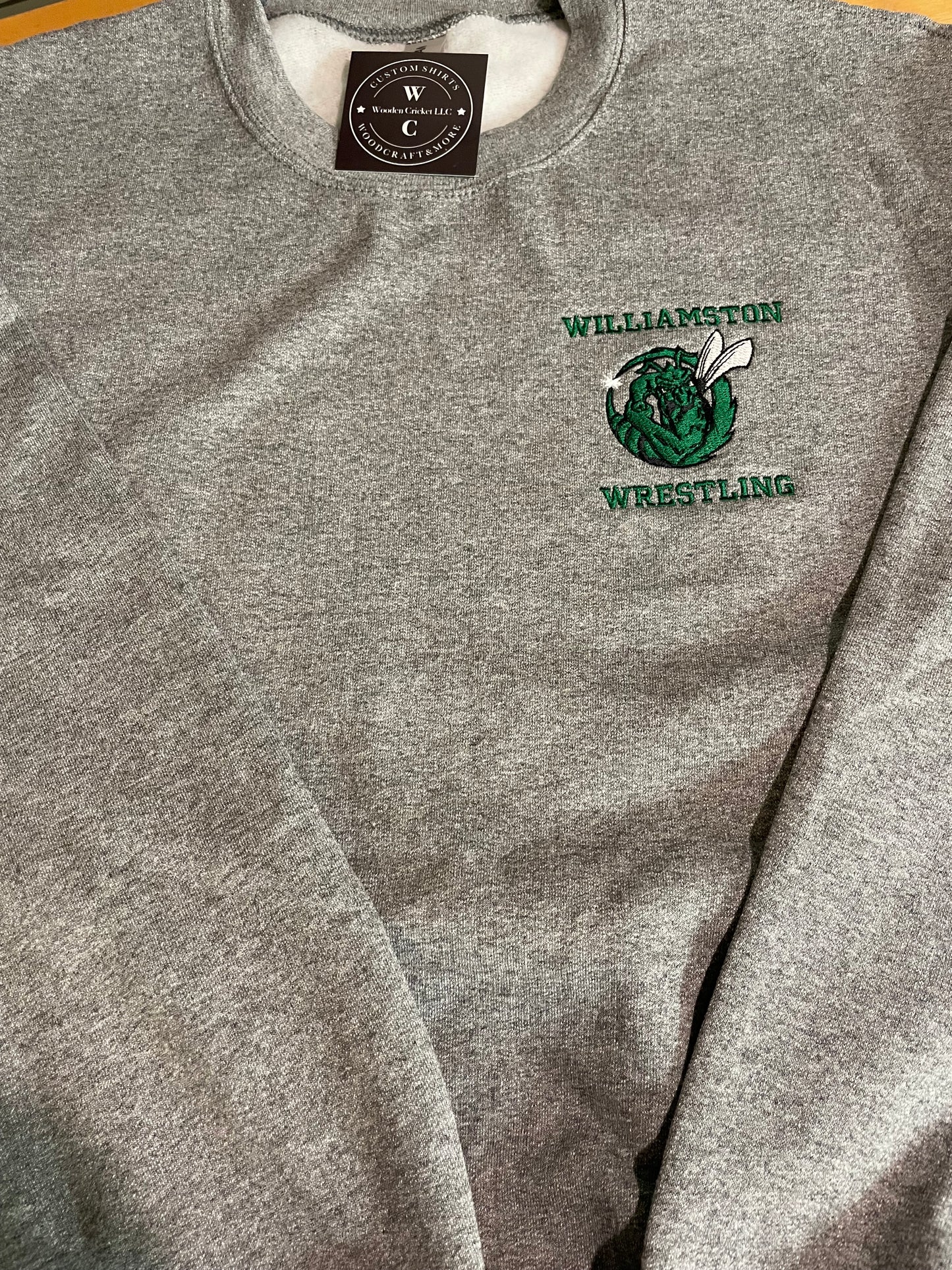 Williamston Wrestling Embroidered Crew