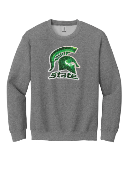 MSU SEQUINS UNISEX CREWNECK