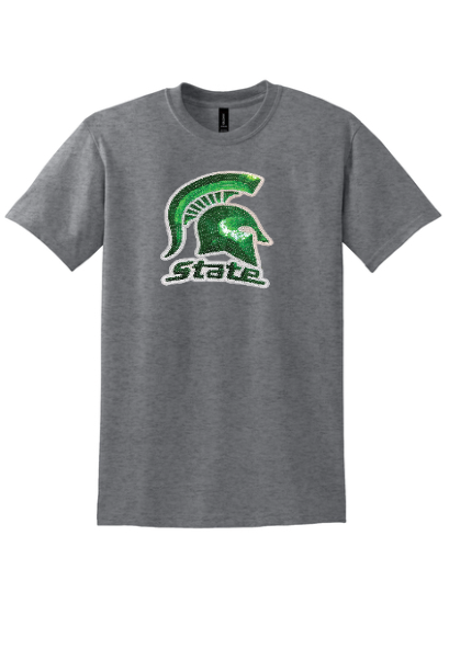 MSU SEQUINS UNISEX TEE