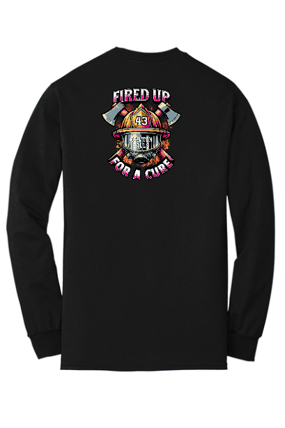 Fired Up For A Cure Long Sleeve T (Adult and Youth)
