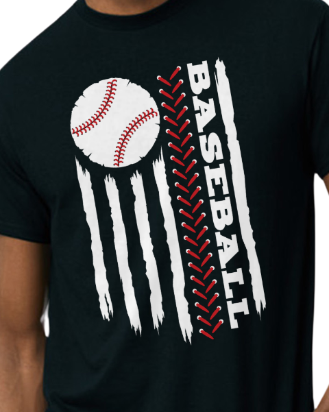 BASEBALL FLAG T-shirt