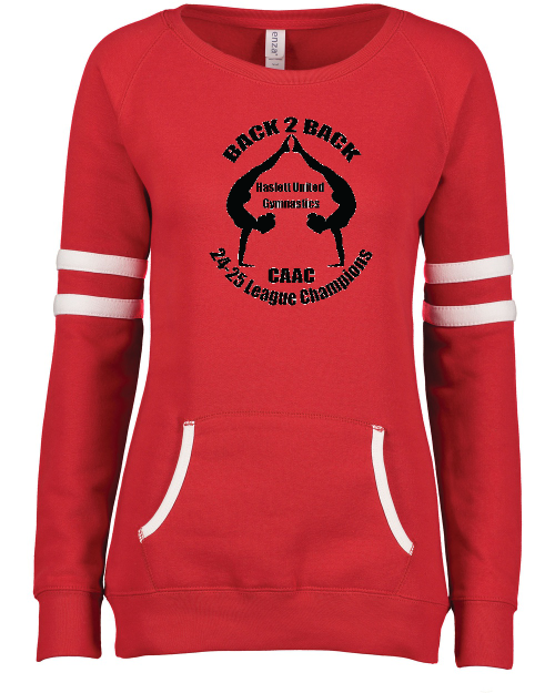 Haslett United Ladies Fleece Crew Neck Pullover (Very Popular)