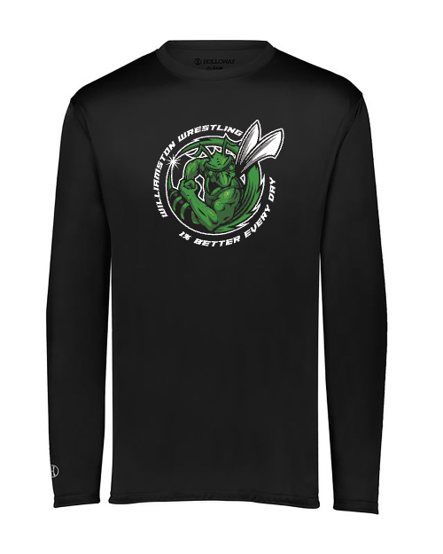 Long Sleeve T-Shirt (100% polyester/Moisture Wicking, unisex, adult and youth)