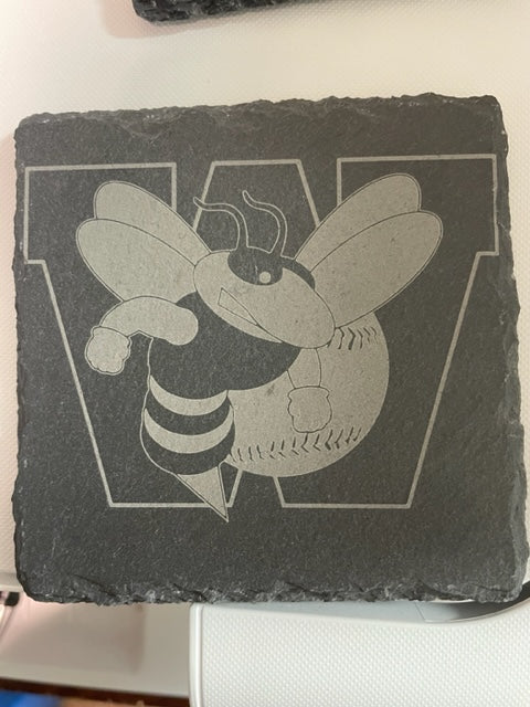 STINGS Slate coaster