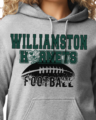 Williamston Hornets Football Hoodie