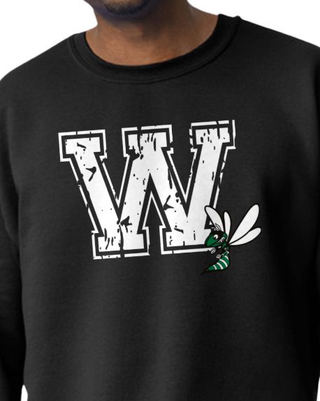 "W" crew sweatshirt
